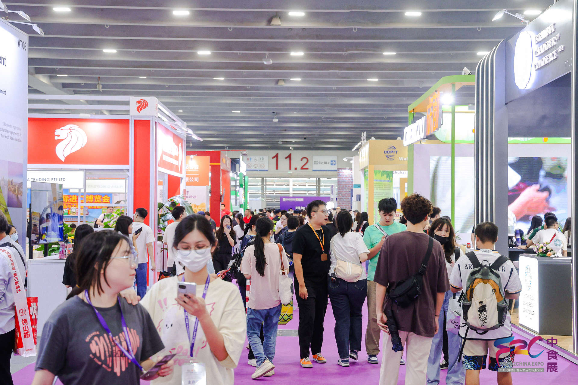 往届广州中食展现场